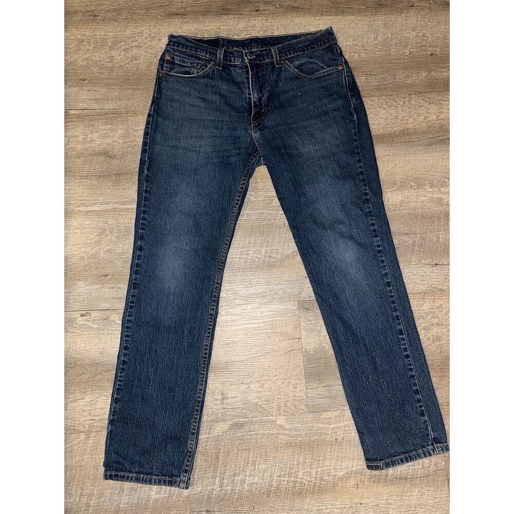 Levi's 511 Slim Fit Men's Jeans W32 L30 Dark Wash Denim Pants Blue
